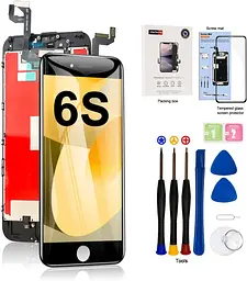EFAITHFIX Дисплей для iPhone 6S Заміна РК-екрана Чорний 4,7-дюймовий дисплей у зборі Рамки 3D Сенсорний екран Дигітайзер