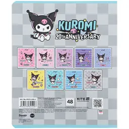 Зошит Kite предметний Kuromi 48 аркуші, клітинка, фізика (HK25-240-2) - мініатюра 7