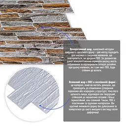 Декоративна панель Sticker Wall ПВХ 960х480х4мм SW-00001556 - мініатюра 2