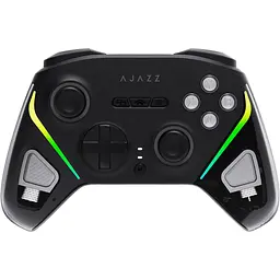 Бездротовий геймпад Ajazz GP100 RGB чорний (GP100-B)