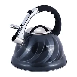 Чайник із свистком Kamille KM-0690N 3 л сірий - мініатюра 2