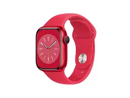 Смарт-годинник Apple Watch Series 8 GPS 41mm PRODUCT RED Aluminum Case w. PRODUCT RED S. Band (MNP73, MNUG3)