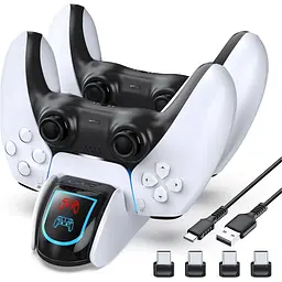Зарядна станція Oivo IV-P5207 для DualSense Sony PS5 [128699] - мініатюра 5