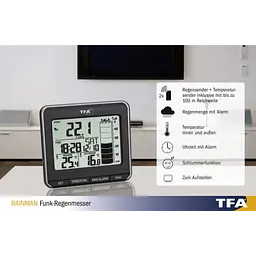 Метеостанція TFA Rainman 47300401 - мініатюра 5