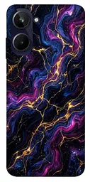 TPU чохол Demsky Purple space marble для Realme 10 4G