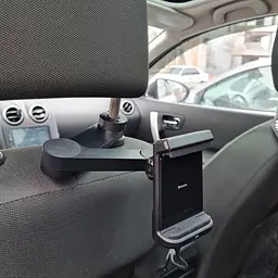 Тримач в машину с Бездротовою Зарядкою Baseus Energy Storage Backseat чорний (30493) - мініатюра 3