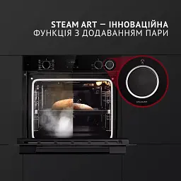 Духова шафа електрична Perfelli Diamond 6D10NS Nero - мініатюра 3