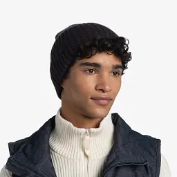 Шапка Buff Knitted Hat Rutger Graphite - миниатюра 6