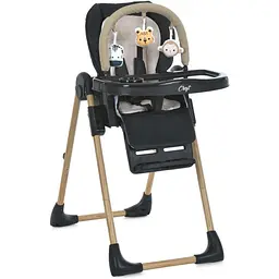 Дитячий стільчик для годування El Camino CRAFT ME 1115-W Black