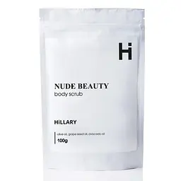 Скраб для тіла парфумований Nude Beauty Body Scrub Hillary 100 г 