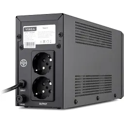 Пристрій безперебійного живлення Vinga LCD 800VA metal case (VPC-800M) - мініатюра 6