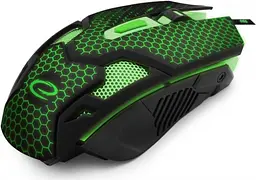 Миша Esperanza MX207 Cobra USB black green (EGM207G) - мініатюра 3