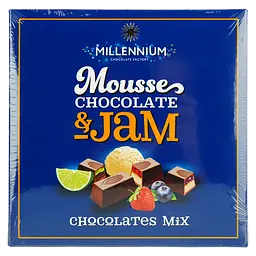 Цукерки шоколадні Millennium Mousse асорті 180 г