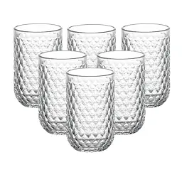 Набір склянок із товстого скла 6 шт по 450 мл, прозорий TS Kitchen HP4154