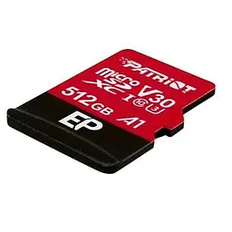 Карта пам'яті Patriot 512GB microSD class 10 UHS-I U3 (PEF512GEP31MCX) - мініатюра 2