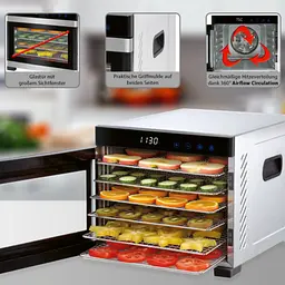 Сушка для грибів овочів снеків фруктів Profi Cook PC-DR 1218 - мініатюра 5