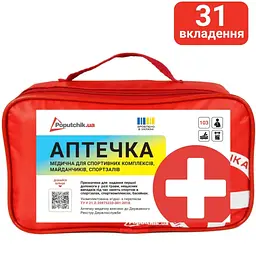 Автомобільна аптечка Poputchik 02-090-М - мініатюра 1