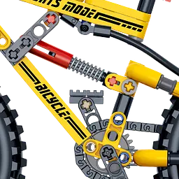 Конструктор велосипед ZHEGAO SPORT BIKE спортивний 240 деталей - мініатюра 5