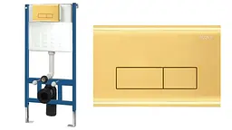 Кнопка змиву для інсталяції Rea H gold REA-E5692, Золотий - мініатюра 2
