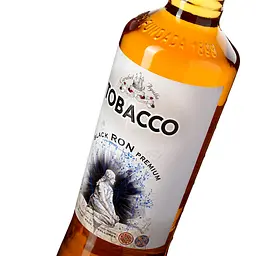 Уцінка. Ром Tobacco Black 37.5% 1 л  - мініатюра 5