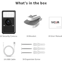 IP відеокамера SJCAM S1, JPG, 4M, 2.4GHz, LED + infrared, MP4 - мініатюра 5