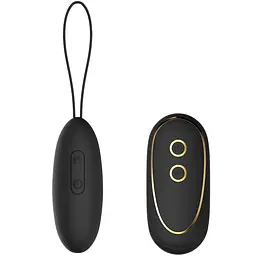 Віброяйце Dreamtoys Elite Elize 8 см чорний - мініатюра 3