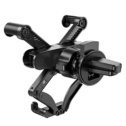 Тримач Borofone Point air outlet gravity linkage car holder BH78 до 7 дюймів чорний - мініатюра 2