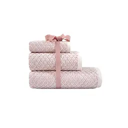 Набір рушників Irya - Jena pembe рожевий 33x33+50x90+70x140