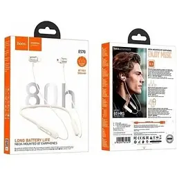 Спортивні навушники Hoco ES70 Armour Neck-Mounted BT Earphones Bluetooth бежеві 6942007611619 - мініатюра 3