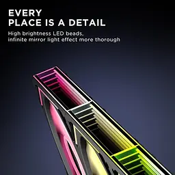 Вентилятор для ПК Jungle Leopard Interstellar-V2 Daisy Chain RGB 120 мм, комплект із 3 шт., 1850 об/хв/68 CFM/2,4 мм H2O/24 - мініатюра 3
