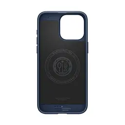 Чехол Spigen Mag Armor MagSafe для iPhone 15 Pro Navy Blue (ACS06737) + защитное стекло - мініатюра 3
