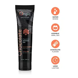 Лубрикант на водній основі Orgie Lube Tube Chocolate, 100 мл, зі смаком та ароматом шоколаду - мініатюра 3
