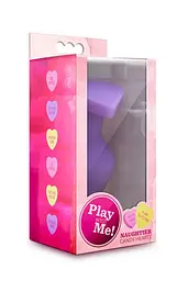 Анальна пробка Blush PLAY WITH ME CANDY HEART FUCK ME PURPLE Blush T330543 90480 - мініатюра 3