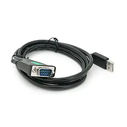 Кабель VEGGIEG V-U401, USB/RS232, PL2303 Chipset, Gray, довжина 1.5м, Box