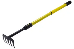 Граблі штирьові прямі MasterTool 630-910 x 95 мм гумова ручка - мініатюра 2