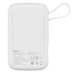 Портативна батарея Baseus Qpow Pro Digital Display Fast Charge Power Bank 20000mAh 22.5W PPQD030102 White - мініатюра 3