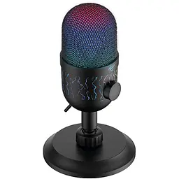 Мікрофон для комп'ютера Havit HV-GK52 USB RGB black (HV-GK52) - мініатюра 5
