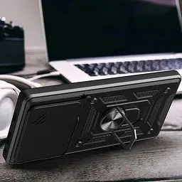 Чохол Ummi Camshield Serge Ring для Xiaomi 15 Чорний / Black - мініатюра 2