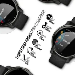 Плівка захисна Armorstandart Matte hydrogel Garmin Venu 2 Plus 6 pcs (ARM92029) - мініатюра 2