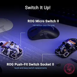 Миша ASUS ROG Keris II Origin Black (90MP04A0-BMUA00) - мініатюра 10