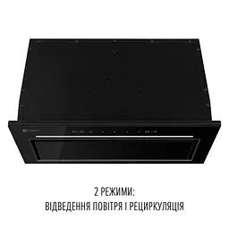 Витяжка повновбудована PERFELLI DESIGN FILINI 5 NERO - мініатюра 9