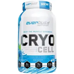 Амінокислотний комплекс Everbuild Nutrition Cryo Cell BCAA 8:1:1 Блакитна малина 1400 г