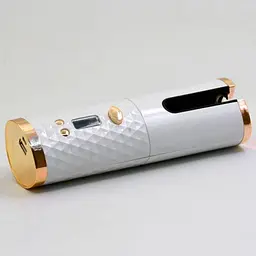 Бездротова плойка для завивки волосся UKC Hair Curler 5200мАч Білий - мініатюра 8