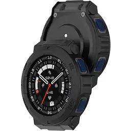Чохол-бампер DK Силікон Outlines для Xiaomi Amazfit Active Edge (A2212) (black) - мініатюра 2