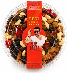 Горіхово-фруктова суміш Nuts Royal Best Seller - горіхи та сухофрукти 200г