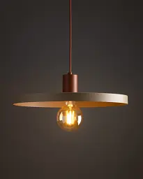 Підвісний світильник, люстра TK Lighting 10955 Sila E27 1x15W IP20 бежевий - мініатюра 2