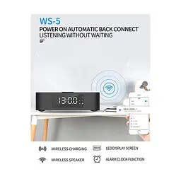 Портативна акустика Yison with Qi Charger WS-5 3Wx2 - мініатюра 4