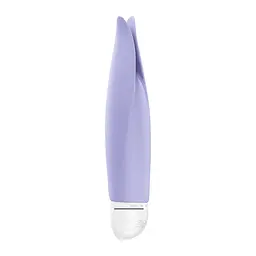 Вібратор з пелюстками Fun Factory VOLITA purple, компактний, дуже тихий, на батарейках - мініатюра 1