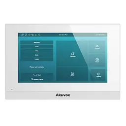 Відеодомофон 7” WiFi Akuvox C315W White SIP Android (87-00012) - мініатюра 1
