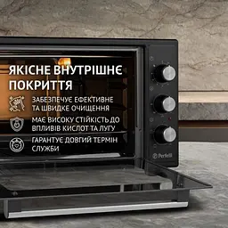 Електрична піч Perfelli Mirage 48 Black - мініатюра 6